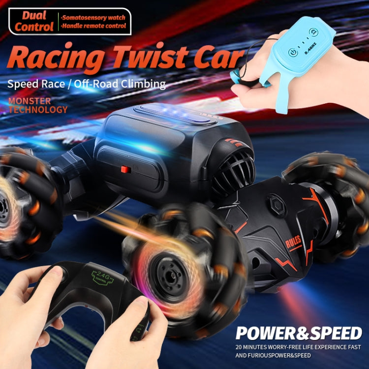 MoFun JC02 2.4G remote control twist multi-function stunt car Dual control For Orange For Green by bashfashion