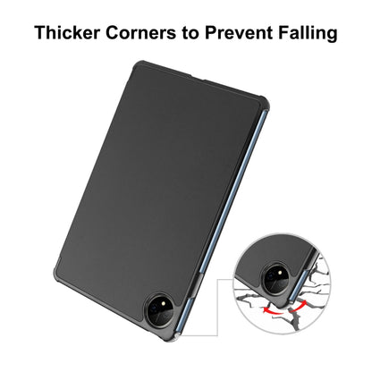 For Huawei MatePad Pro 11 2022 ENKAY Plastic Back Cover Smart Leather Stand Case(Grey) by ENKAY