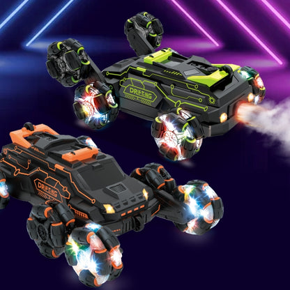 MoFun JC03 2.4G Six-wheel Drift Spray Stunt Car by bashfashion