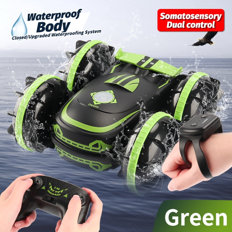 MoFun JC04 2.4G remote control amphibious vehicle Dual remote control For Green For Blue by bashfashion
