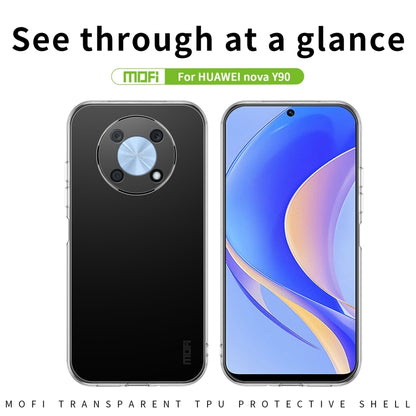 For Huawei nova Y90 / Enjoy 50 Pro MOFI Ming Series Ultra-thin TPU Phone Case(Transparent) by MOFI
