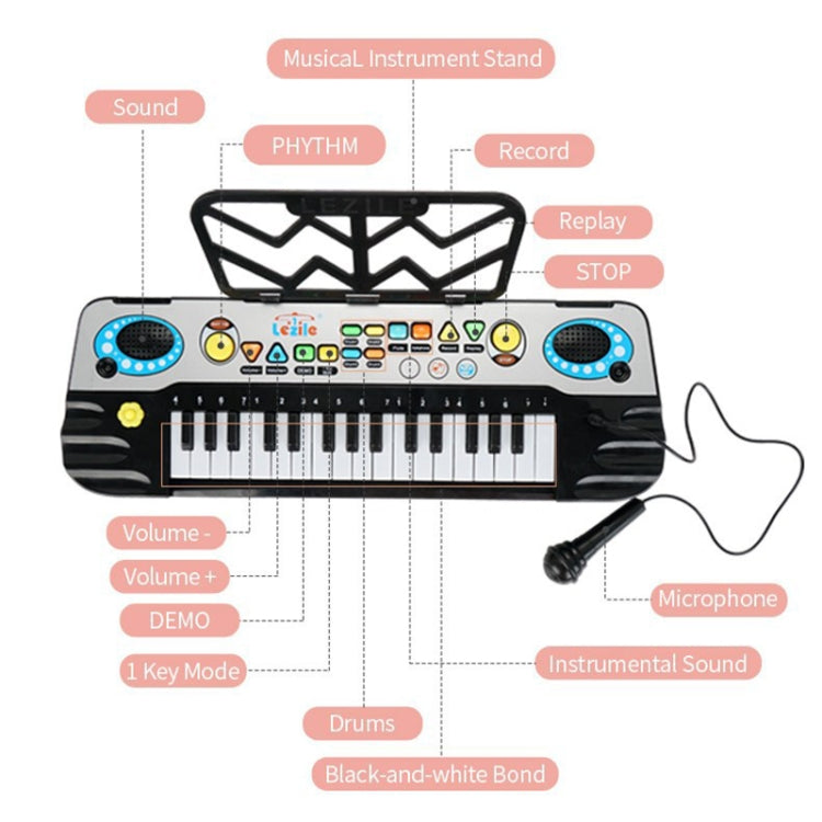 MoFun 3202 32 Keys Electronic Keyboard Children Piano by MoFun