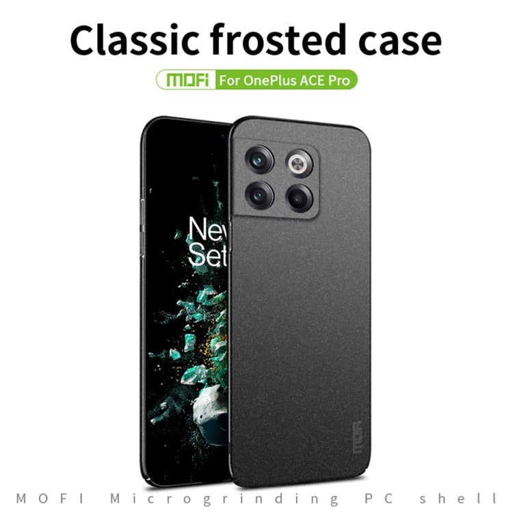 For OnePlus Ace Pro MOFI Frosted PC Ultra-thin Hard Phone Case(Gray) by MOFI