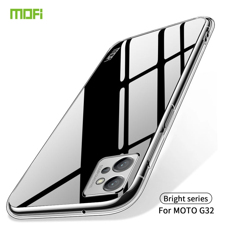 For Motorola Moto G32 MOFI Ming Series Ultra-thin TPU Phone Case(Transparent) by MOFI