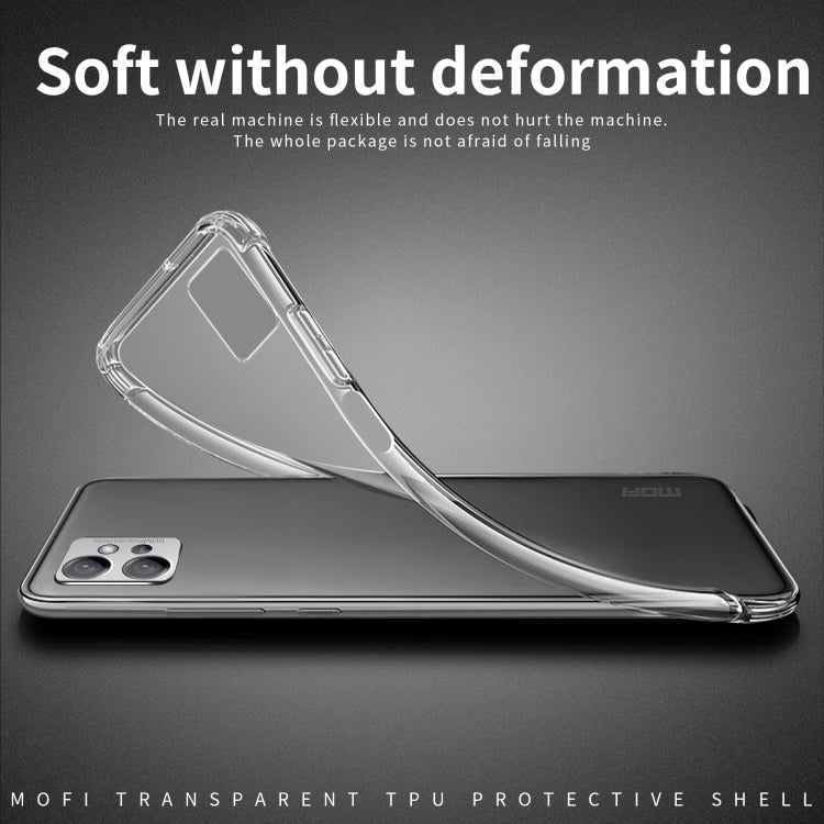For Motorola Moto G32 MOFI Ming Series Ultra-thin TPU Phone Case(Transparent) by MOFI