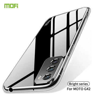 For Motorola Moto G42 MOFI Ming Series Ultra-thin TPU Phone Case(Transparent) by MOFI