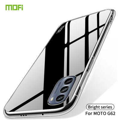 For Motorola Moto G62 5G MOFI Ming Series Ultra-thin TPU Phone Case(Transparent) by MOFI