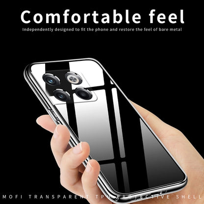 For OnePlus 10T / Ace Pro MOFI Ming Series Ultra-thin TPU Phone Case(Transparent) by MOFI