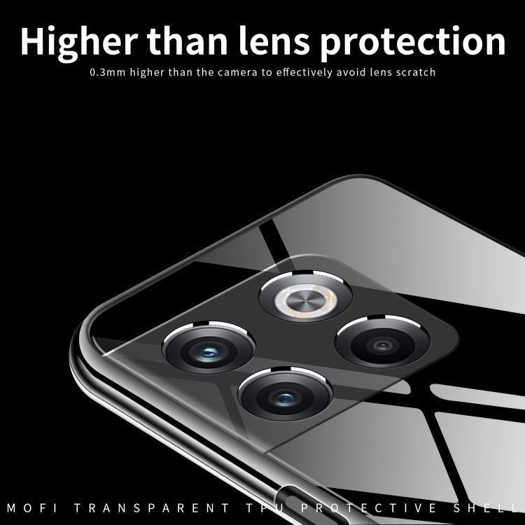 For OnePlus 10T / Ace Pro MOFI Ming Series Ultra-thin TPU Phone Case(Transparent) by MOFI