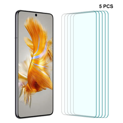 For Huawei Mate 50 / 50E 5pcs ENKAY 0.26mm 9H 2.5D Curved Tempered Glass Flim by ENKAY