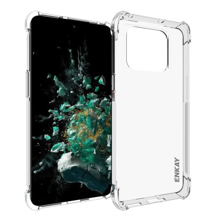 For OnePlus 10T 5G / Ace Pro ENKAY Clear TPU Shockproof Phone Case by ENKAY