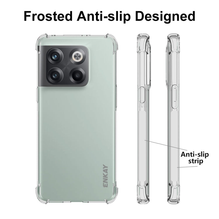 For OnePlus 10T 5G / Ace Pro ENKAY Clear TPU Shockproof Phone Case by ENKAY