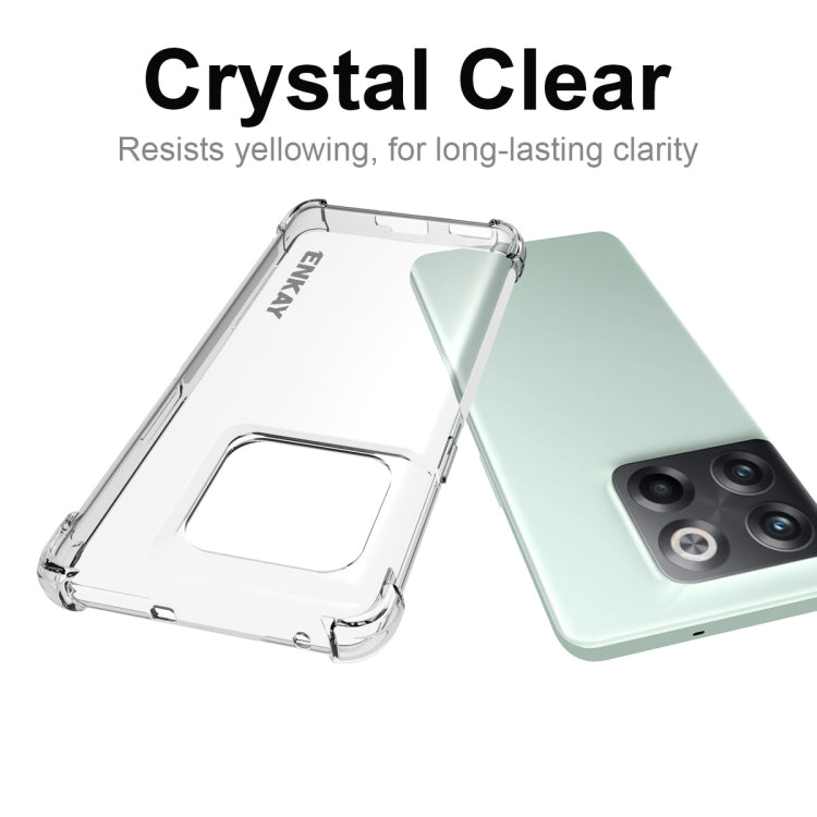 For OnePlus 10T 5G / Ace Pro ENKAY Clear TPU Shockproof Phone Case by ENKAY