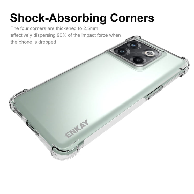 For OnePlus 10T 5G / Ace Pro ENKAY Clear TPU Shockproof Phone Case by ENKAY