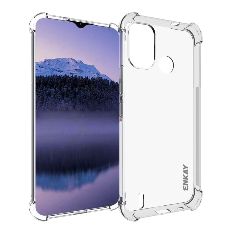 For Nokia G11 Plus ENKAY Clear TPU Shockproof Phone Case by ENKAY