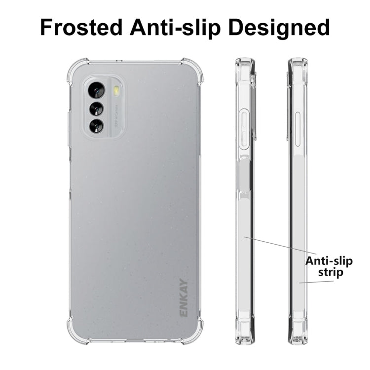 For Nokia G60 5G ENKAY Clear TPU Shockproof Phone Case by ENKAY