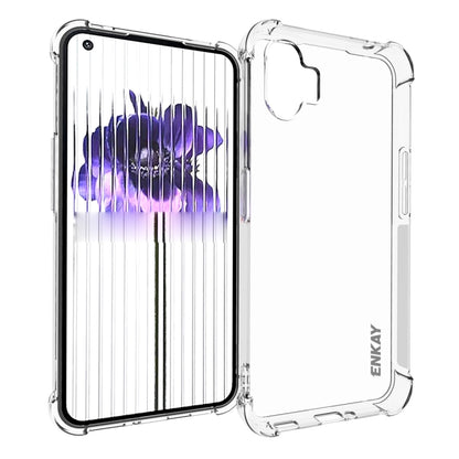 For Nothing Phone 1 ENKAY Clear TPU Shockproof Phone Case by ENKAY