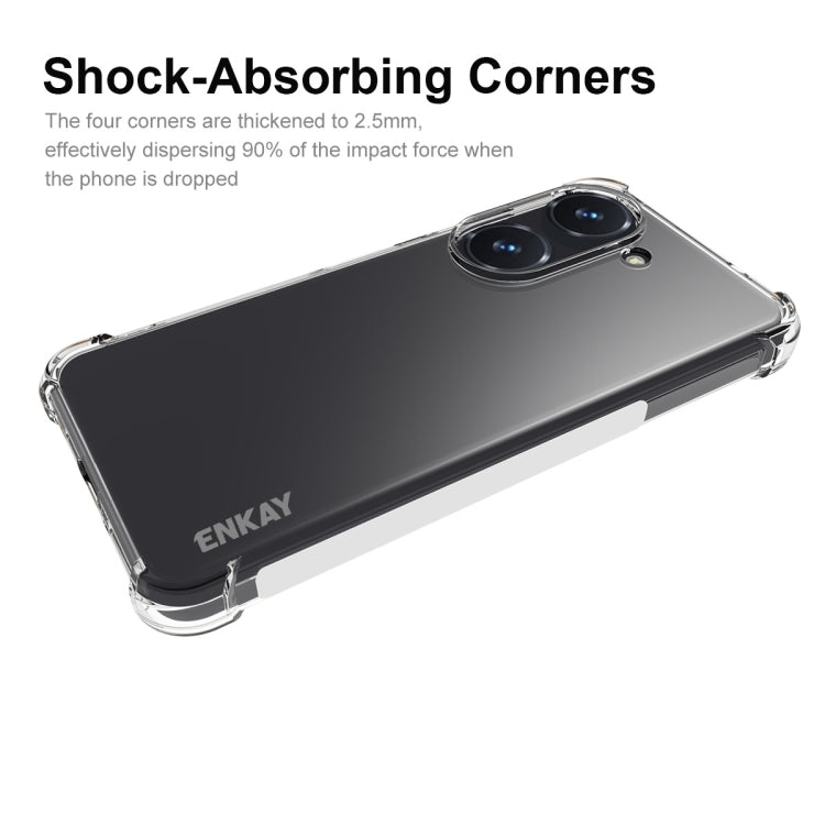 For Asus Zenfone 9 ENKAY Clear TPU Shockproof Phone Case by ENKAY