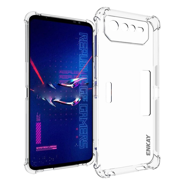 For Asus ROG Phone 6 Pro ENKAY Clear TPU Shockproof Phone Case by ENKAY