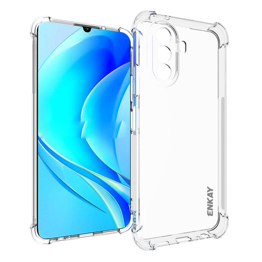 For Huawei Enjoy 50 4G / Nova Y70 Plus 4G Global ENKAY Clear TPU Shockproof Phone Case by ENKAY