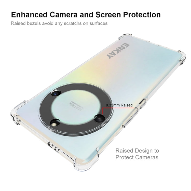 For Honor X40 5G ENKAY Clear TPU Shockproof Phone Case by ENKAY