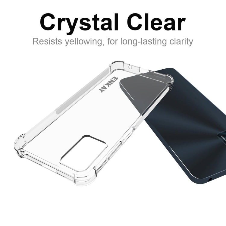 For Motorola Moto E22 4G ENKAY Clear TPU Shockproof Phone Case by ENKAY