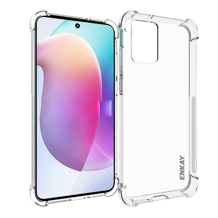 For Motorola Edge 30 Lite ENKAY Clear TPU Shockproof Phone Case by ENKAY