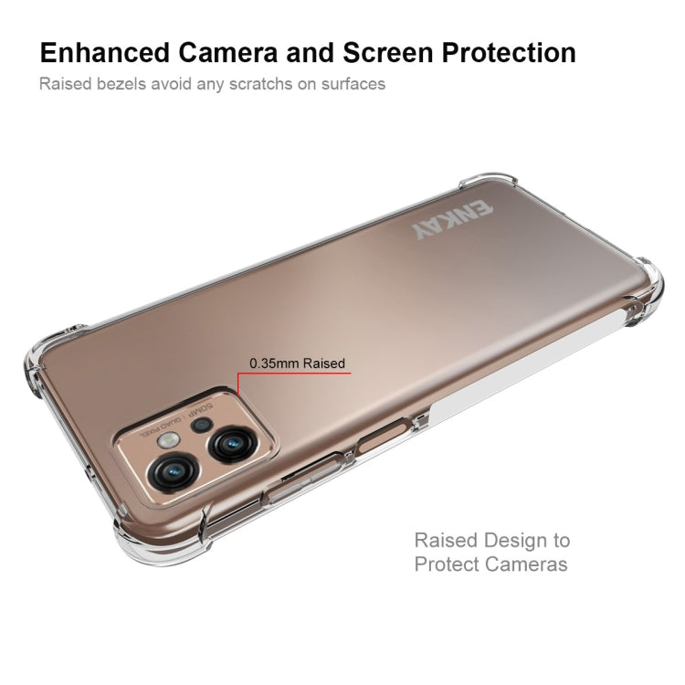 For Motorola Moto G32 ENKAY Clear TPU Shockproof Phone Case by ENKAY
