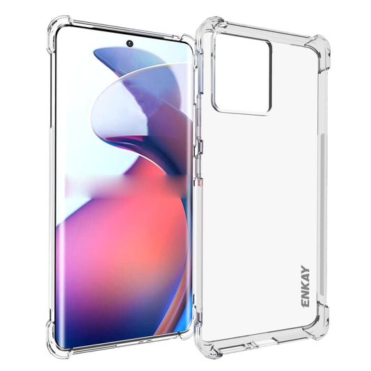 For Motorola Moto S30 Pro ENKAY Clear TPU Shockproof Phone Case by ENKAY