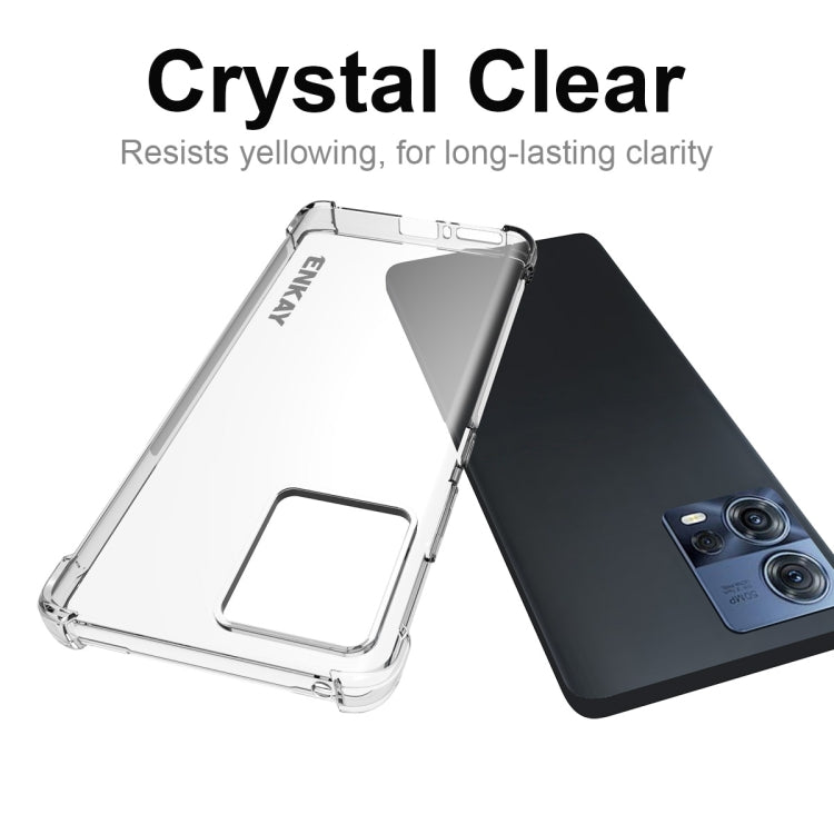 For Motorola Moto S30 Pro ENKAY Clear TPU Shockproof Phone Case by ENKAY