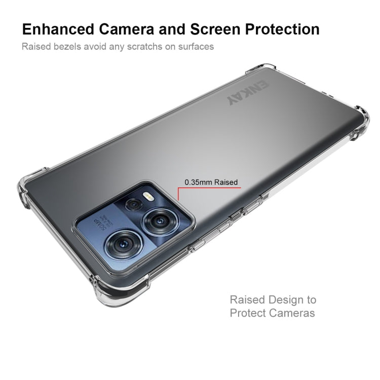 For Motorola Moto S30 Pro ENKAY Clear TPU Shockproof Phone Case by ENKAY