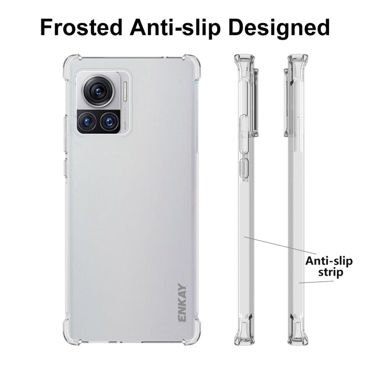 For Motorola Moto X30 Pro ENKAY Clear TPU Shockproof Phone Case by ENKAY