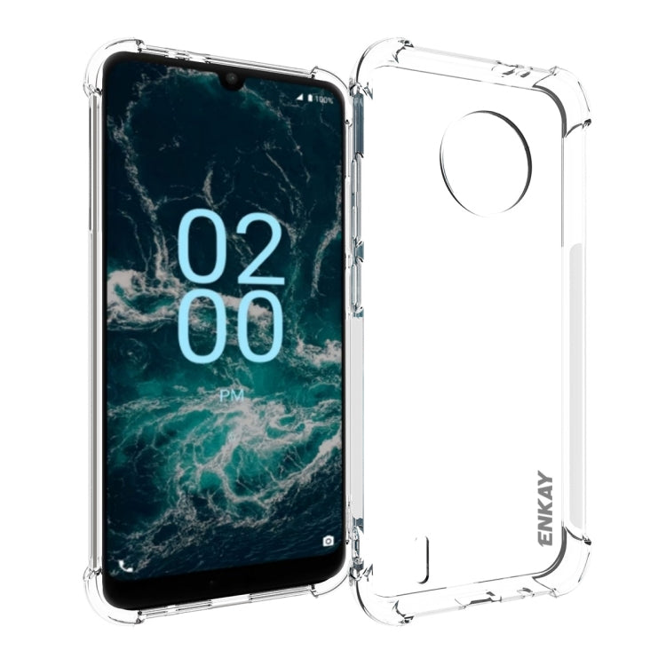 For Nokia C200 ENKAY Clear TPU Shockproof Phone Case by ENKAY