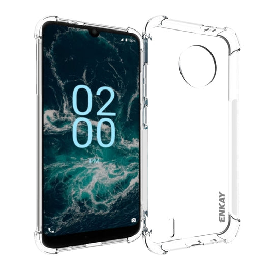For Nokia C200 ENKAY Clear TPU Shockproof Phone Case by ENKAY