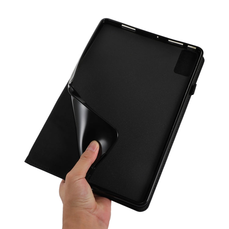For Xiaomi Mi Pad 5 Pro 12.4 Fabric Leather Tablet Case(Black) by bashfashion