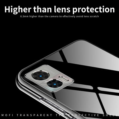 For Motorola Moto Edge 30 Lite / Edge 30 Neo 5G MOFI Ming Series Ultra-thin TPU Phone Case(Transparent) by MOFI