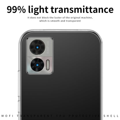 For Motorola Moto Edge 30 Lite / Edge 30 Neo 5G MOFI Ming Series Ultra-thin TPU Phone Case(Transparent) by MOFI