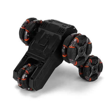 MoFun Five-wheeled Stunt Car 360-degree Swing Arm 2.4G Multifunctional RC Car, Specifications:Dual(Black) by MoFun