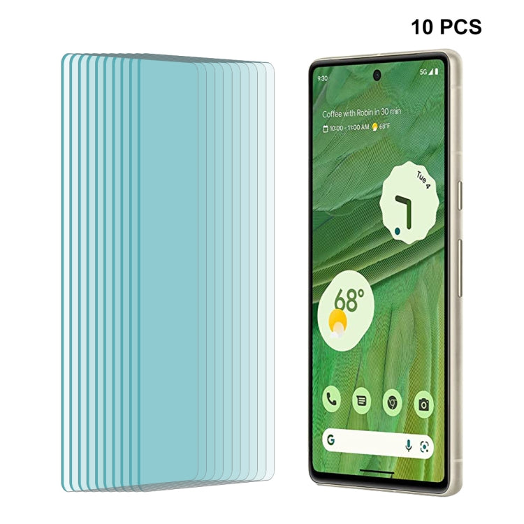 For Google Pixel 7 10pcs ENKAY 0.26mm 9H 2.5D Tempered Glass Full Film by ENKAY