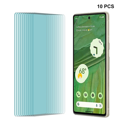 For Google Pixel 7 10pcs ENKAY 0.26mm 9H 2.5D Tempered Glass Full Film by ENKAY