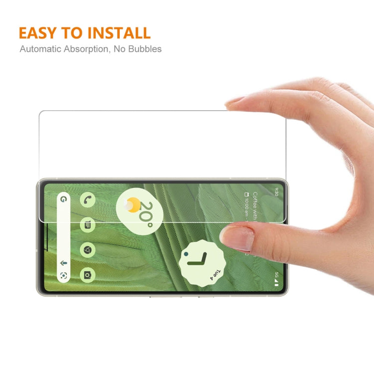 For Google Pixel 7 10pcs ENKAY 0.26mm 9H 2.5D Tempered Glass Full Film by ENKAY