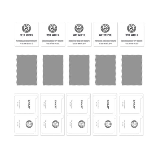 For Asus Zenfone 9 5pcs ENKAY 0.26mm 9H 2.5D Tempered Glass Film by ENKAY