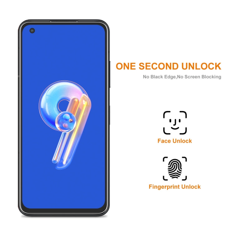For Asus Zenfone 9 5pcs ENKAY 0.26mm 9H 2.5D Tempered Glass Film by ENKAY