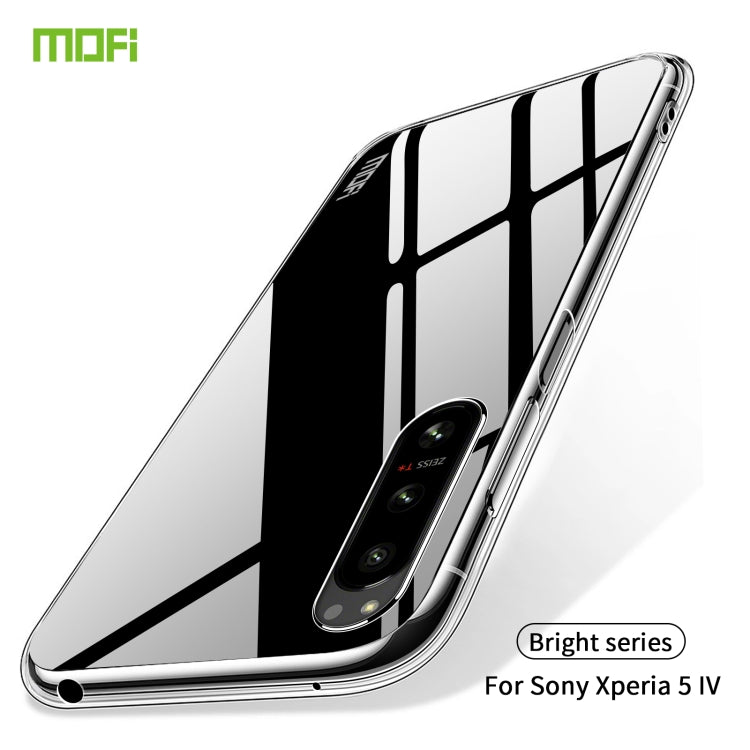 For Sony Xperia 5 IV MOFI Ming Series Ultra-thin TPU Phone Case(Transparent) by MOFI