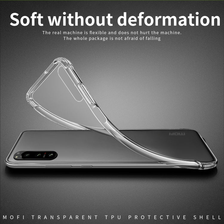 For Sony Xperia 5 IV MOFI Ming Series Ultra-thin TPU Phone Case(Transparent) by MOFI