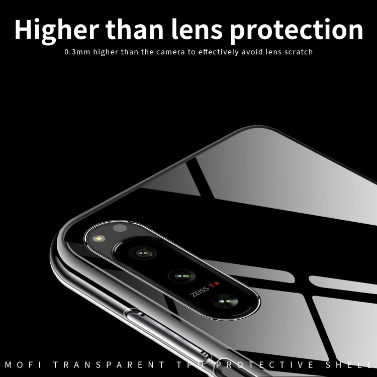 For Sony Xperia 5 IV MOFI Ming Series Ultra-thin TPU Phone Case(Transparent) by MOFI