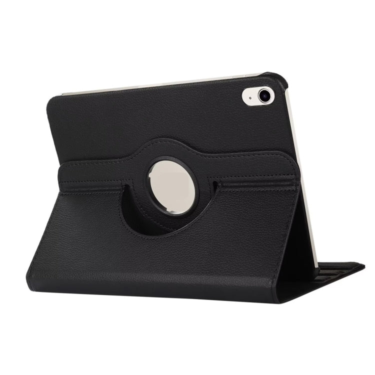 For iPad 2025 / 2022 ENKAY Hat-Prince 360 Degree Rotation Litchi Leather Smart Tablet Case(Dark Purple) by ENKAY