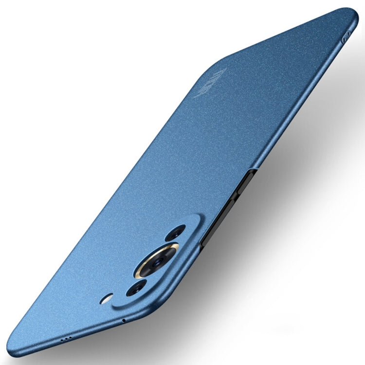 For Huawei Nova 10 MOFI Fandun Series Frosted PC Ultra-thin Phone Case(Blue) by MOFI
