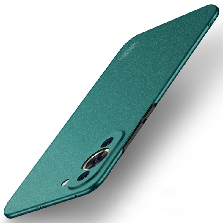 For Huawei Nova 10 Pro MOFI Fandun Series Frosted PC Ultra-thin Phone Case(Green) by MOFI