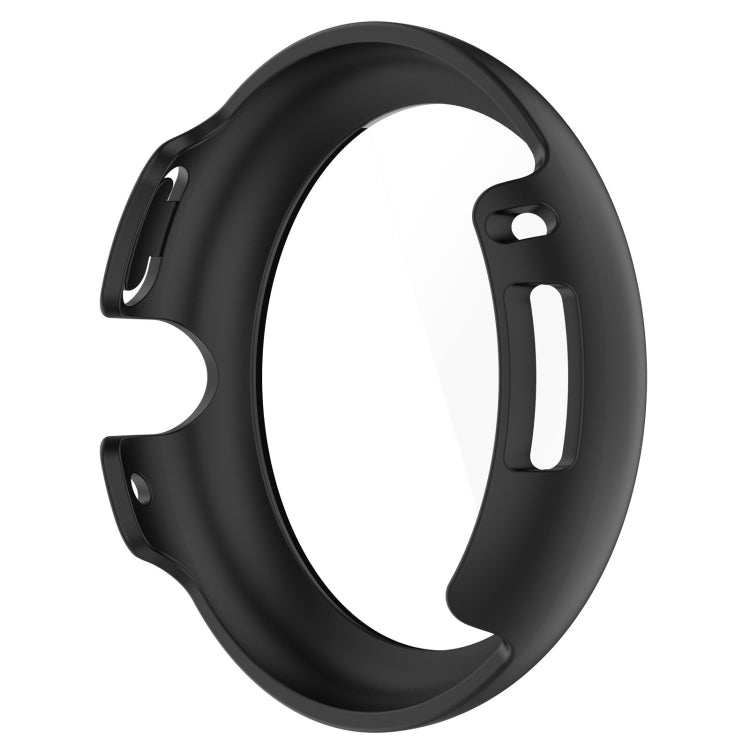 For Google Pixel Watch Tempered Glass Film PC Watch Case(Black) by bashfashion